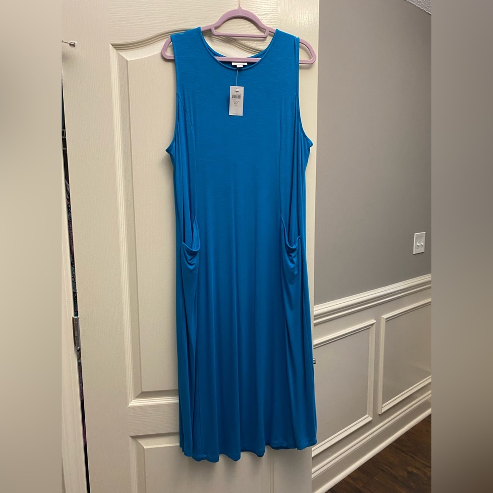 J.Jill long knit dress with pockets